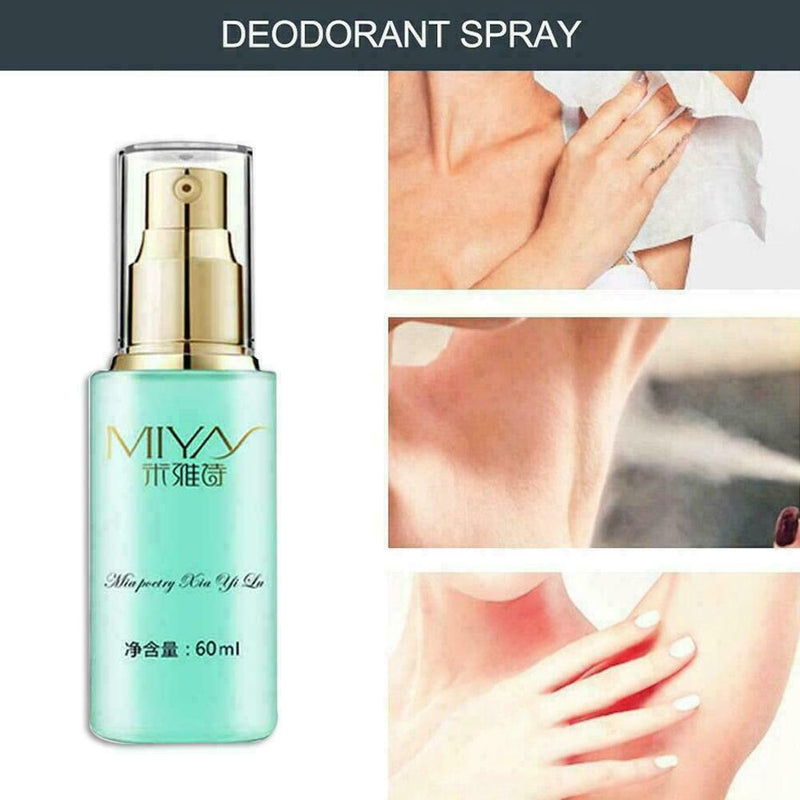 1x Unisex Deodorant Spray Body liquid Odor Scent Refreshing Spray V8T3