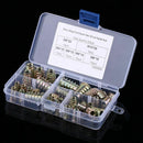 50 Pcs M4/M5/M6/M8/M10 Zinc Alloy Hex Socket Screw Inserts Threaded Insert