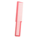 6 Piece Professional Flattop Clipper Cutting Comb Plastic Static Free Brush