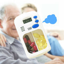 2 Grids LCD Pill Box Small Digital Electric Alarm Splitters Medicine Reminder