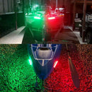 4Pcs Red Green Boat Navigation LED Lights Stern Lights Boats Starboard Ligh W9Z8