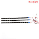 15 Bar LED 30cm Car Auto Flexible Grill Light Lamp Ribbon StripWaterproofBlue ï¼D