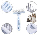 White Rake Comb for Dogs Brush Short Long Hair Shedding Remove Cat Dog BrusSEAU