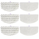 6 Pcs/Lot,Parts Steam Mop Pad for Bissell Symphony 1252 1132 Series Hard Fl V3W5