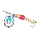 Fishing Lures Artificial Bait Metal Bionic Tackle Rotate Sequins Spinner  Z