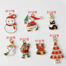 15 pcs Multi Style Enamel Plated Christmas Charms Pendants DIY Jewellery Making