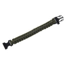 5X( Paracord Parachute Cord Survival Bracelet - OD Green D1T2)