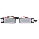 1 Pair 12V 18LED Super Bright 6000K License Number Plate Light Lamp For Volvo
