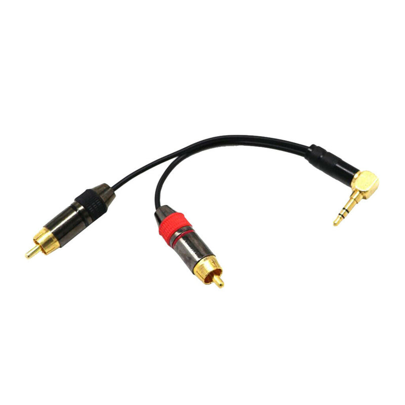 3.5mm Male To RCA RCA Male Audio Adapter Cable, Optimal Signal Transmission And