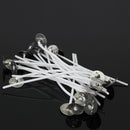 100Pcs 8cm-80mm Pre Waxed Candle Wicks With Sustainers Quality Wicks