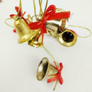 10x Metal Golden Small Bell Trumpet Bells For Christmas Decor Tree S5Z2 Fav H4S5