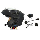 Rechargeable Bluetooth Motorcycle Helmet 10m Headset Headphones Hands-Free