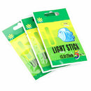 50Pcs 3*25mm Fluorescent Chemical Glow Sticks Green Lightstick for Fishing A