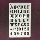 1Multi-use DIY Letter Embossing Greeting Card Stamping Template Stencil Set