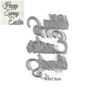 Easter Letters Metal Cutting Dies Stencil DIY Scrapbooking Embossing Album Craft