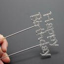 Birthday Cake Topper "Happy Birthday" Letters Design Anniversary Party Supplies