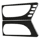 Pair Car Styling Carbon Fiber Front Door Interior Handle Cover Trims for LE X7D3