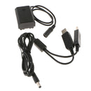 NP-FZ100 DC Coupler Dummy Battery Pack + Dual USB Power Adapter Cable for Sony