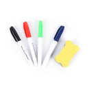 5Pcs/set Newest Whiteboard Pen Erasable Dry White Board Markers Black Ink 3c