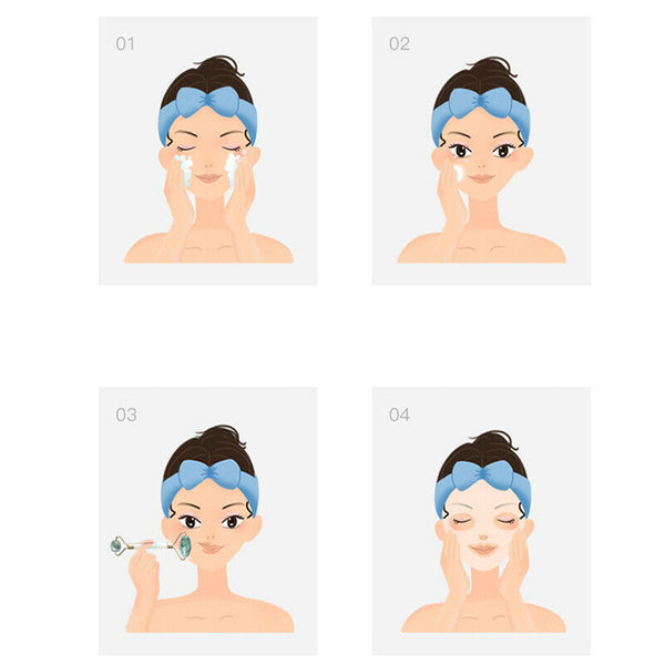 1PCS Natural Facial Beauty Massage Tool Jade Wheel Face Massager Relaxation D9Y9