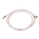 RG316 High Temp Coaxial Cable, SMA Male to SMA Right Angle Male, 5ft F8J9