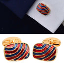 2 Packs Cufflinks Men's Shirts Jewelry Gift for Suits Jacket