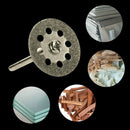 10Pc 30Mm Diamond Cutting Disc For Rotary Tools Accessories With Mandrel 3. J7R1