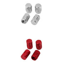 8 Aluminum Tire Wheel Rims Stem Air Valve Caps Tyre Cover Car Truck 2Color