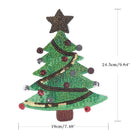 Merry Christmas sequins Xmas tree cartoon happy diy applique iron on patch sewJR