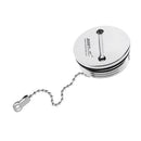 Boat Marine Filler Cap + Chain Steel for 1-1/2" Deck Plate Fill Boat Marine