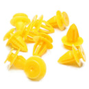 10x Interior Trim Plastic Panel Clips 10mm For Volkswagen Door Cards Panels