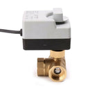 Ac220V Dn15 3-Way Electric Motorized Ball Valve Three-Wire Two Control For