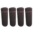 8Pcs fit Girth 9-18cm Hardwood Floor Slider/Chair Leg Socks ~Brown