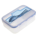 Outdoor Portable Microwave Lunch Box With Soup Bowl Food Leakproof Three Co
