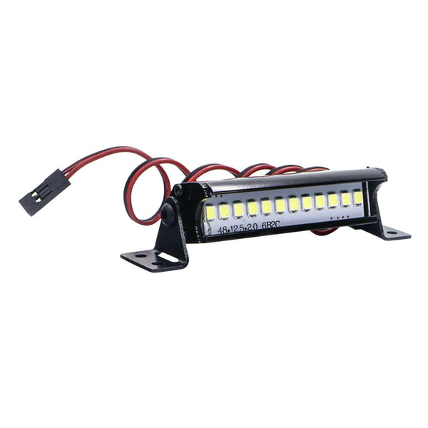 Metal Roof Lamp LED Light Bar for 1/10 RC Rock Crawle SCX10 TRX4 D90 90048