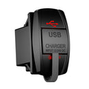 For 12V 24V Car Boat Motorcycle ATV Dual QC3.0 USB Car Charger Quick Charge 3.0