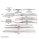 17pcs Spruce Brace Wood Kit For 41'' Acoustic/Folk Guitar Luthier DIY Part