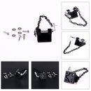 Metal Tow Shackle Trailer Hook for Axial SCX10 TAMIYA  CC01 RC4WD D90 D110 A