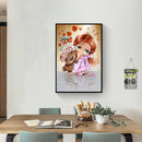 Child Diamond Painting 5D DIY Full Round Drill Mosaic Rhinestones (XF055) A
