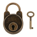 Old Style Small Padlocks Key Lock Latch Hasps for Cabinet Suitcase Door