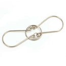 8Pcs/set Metal Wire Puzzle Brain Teaser Game IQ Mind Test Toys for Kids Adults