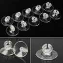 10 x Aquarium Fish Tank Suction Cups Suckers Clips Air Line Pump Tubing Plastic