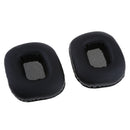 2Pieces Leather Ear Pad Repair Parts Headphones Earmuffs Cushion For Razer