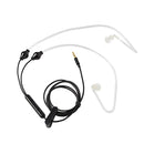 3.5mm Stereo Air Tube Wired Earphone Anti-radiation Binaural Headsets Noise