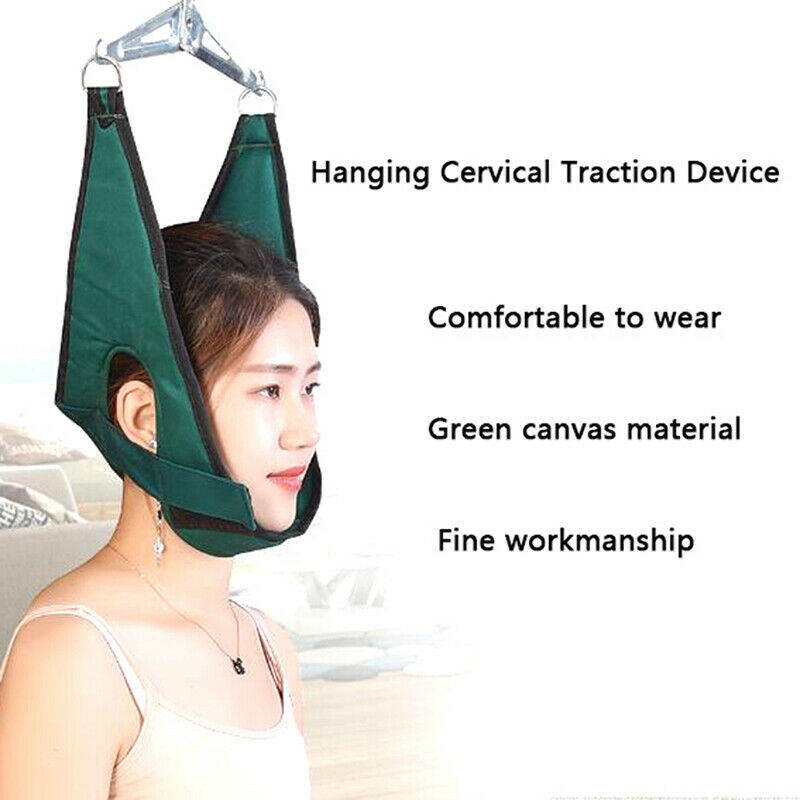 Hanging Neck Traction Belt Posture Corrector Support Neck Stretching Device P Fh