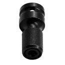 2x Black 1/2'' to 1/4'' Drive Hex Shank Converter Quick Release Chuck 50mm