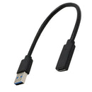 USB-C To USB 3.0 Male To Female Converter Cord Extension Cord Phone Connector
