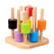 Early Education Column Blocks Puzzle Shapes Stacking Enlightenment Toys