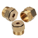 1/2" Brass 360Â° Adjustable Atomizing Lawn Mist Sprinkler Patio Spray Nozzle #