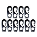 10pcs Reusable 8mm Nylon Bungee Hook Canoes Shock